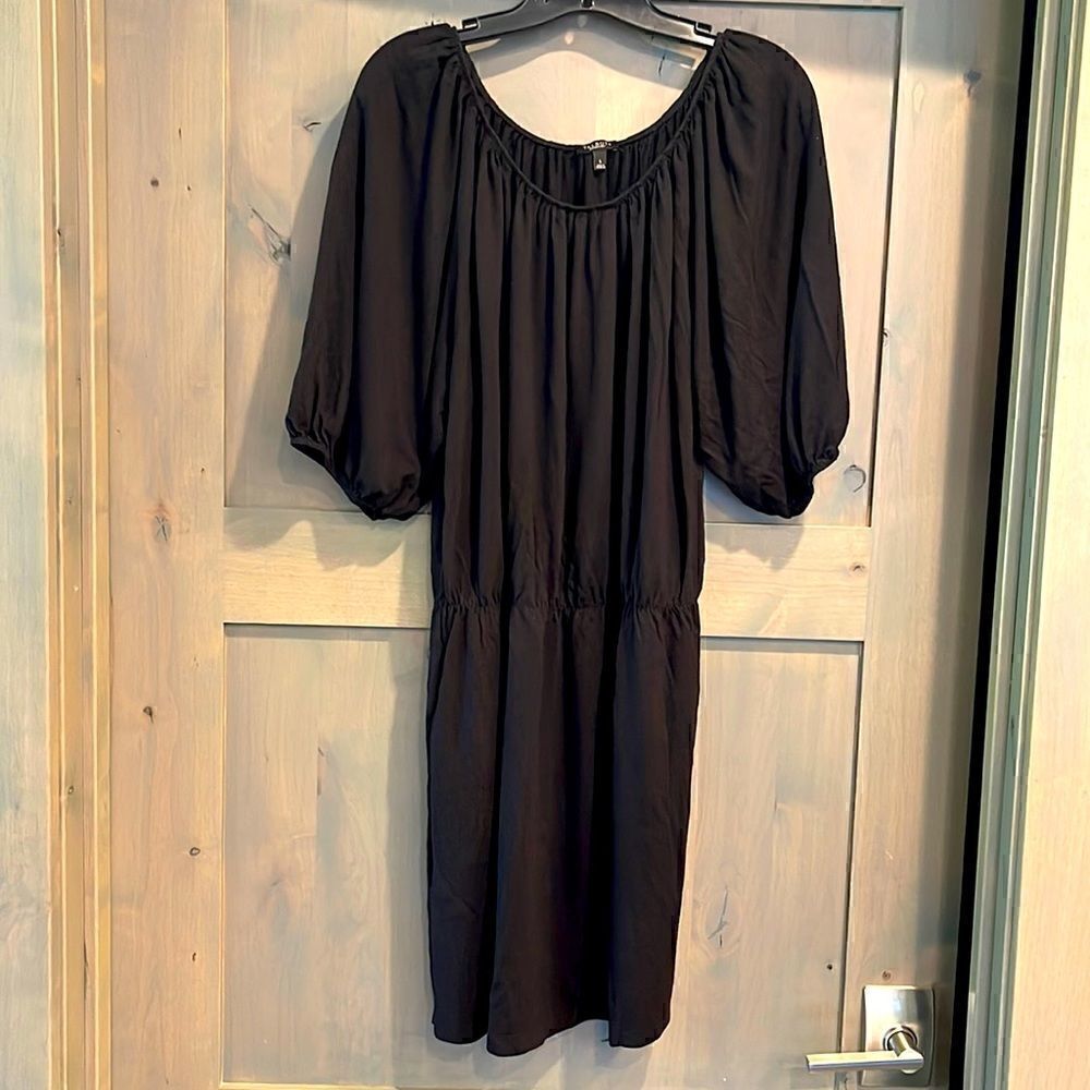 Talbots women’s large dress super comfortable short sleeve gathers at the waist